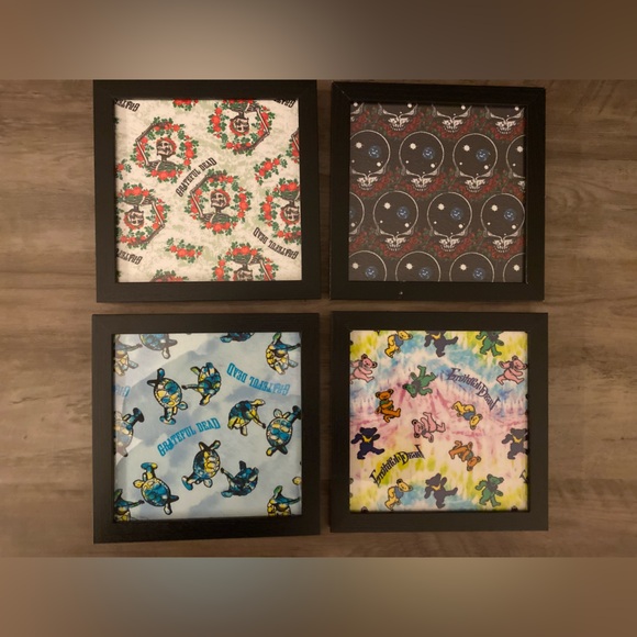 Grateful Dead 4 Piece Artwork - Picture 1 of 6